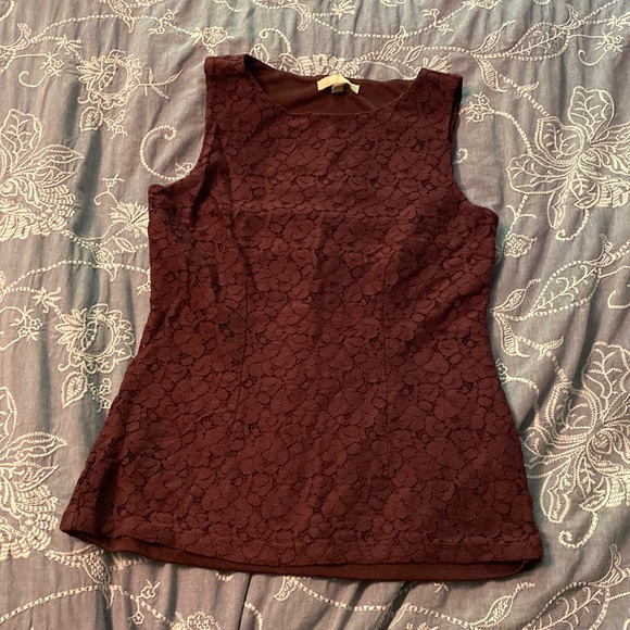 Banana Republic Purple Lace Tank size Small - Picture 1 of 3